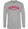 Denison MV Youth Classic Big Red Tee Grey Long Sleeve Denison MV Youth Classic Big Red Tee Grey Long Sleeve