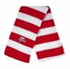 Denison Niagara Rugby Striped Knit Scarf Red/White
