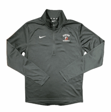 Denison Nike Baseball 1/4 Zip Black