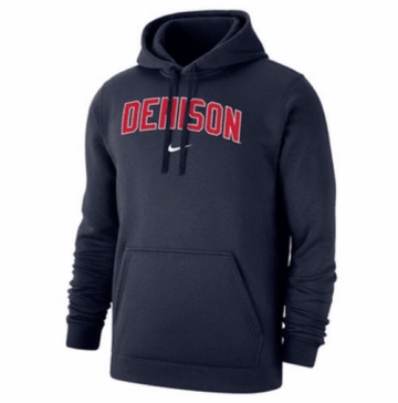 Denison Nike Club Fleece Hoody Navy