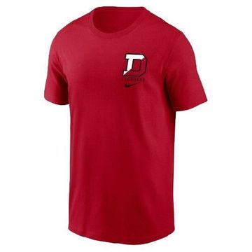 Denison Nike Dri Fit Legend Short Sleeve Lacrosse Tee Red