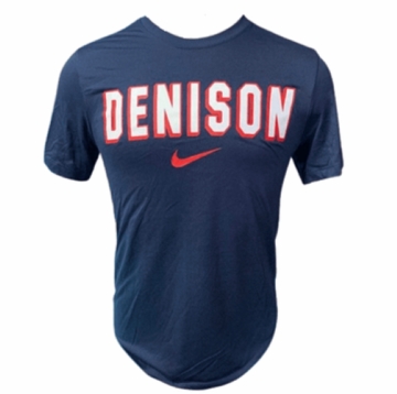 Denison Nike Dri Fit Legend Tee Navy
