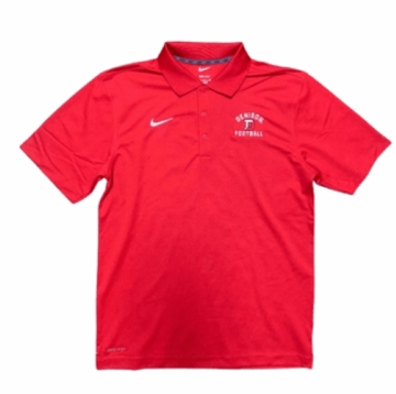 Denison Nike Football Polo Red