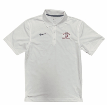 Denison Nike Football Polo White