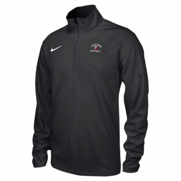 Denison Nike Football Training 1/2 Zip Black