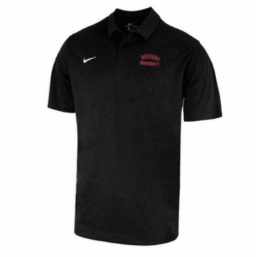 Denison Nike Heather Polo Black