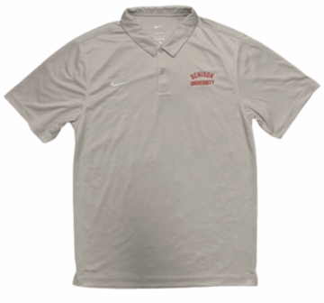Denison Nike Heathered Polo Grey