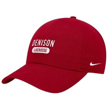 Denison Nike Lacrosse Club Cap Red 2