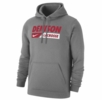 Denison Nike Lacrosse Club Fleece Hoody Dark Heather