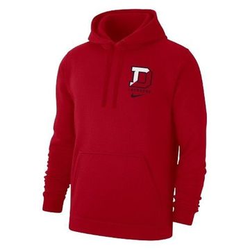 Denison Nike Lacrosse Club Fleece Pullover Hoody Red