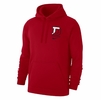 Denison Nike Lacrosse Club Fleece Pullover Hoody Red