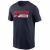 Denison Nike Lacrosse Dri-Fit Short Sleeve Tee Navy