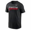 Denison Nike Mens Dri Fit Legend Short Sleeve Tee Black