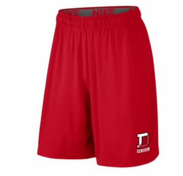 Denison Nike Mens Fly Short 2.0 University Red