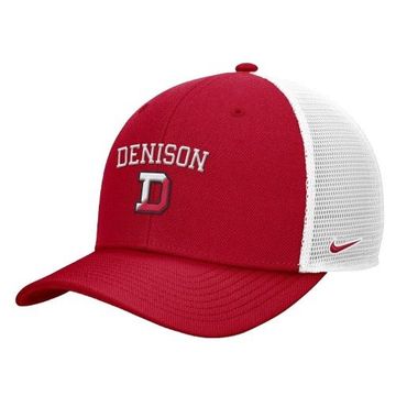 Denison Nike Rise Trucker Hat Red