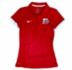 Denison Nike Womens Sideline Edition Polo Red/ White