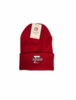 Denison North Pole Knit Cuff Hat Red