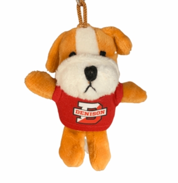 Denison Plush Dog Keychain