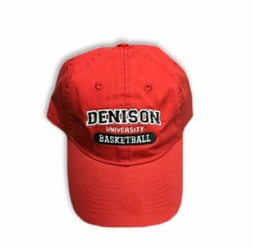 Denison Legacy Sports Hat Basketball Red