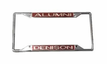 Denison Alumni Metal License Plate Holder
