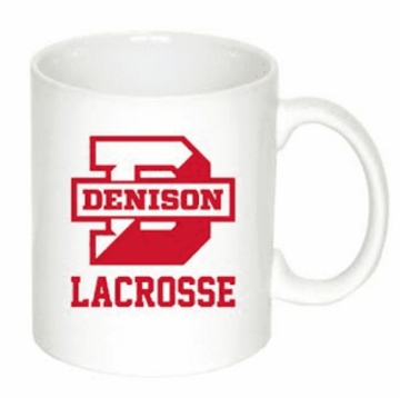 Denison Lacrosse Mug White