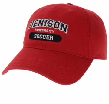 Denison Legacy Classic Soccer Hat Red