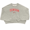 Denison Womens Nike Fleece Crew Dark Heather Denison Womens Nike Fleece Crew Dark Heather