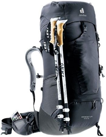 Deuter Womens Aircontact Lite 45 + 10 SL Black-Graphite 