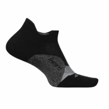 Feetures Elite Light Cushion No Show Tab Black