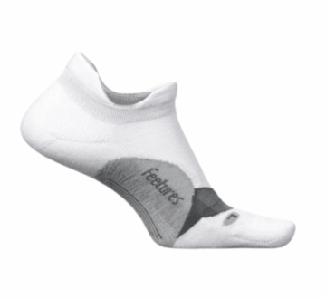 Feetures Elite Light Cushion No Show Tab Midblock White