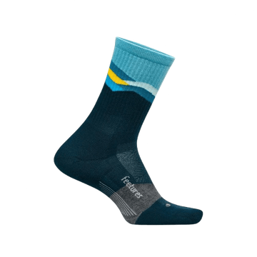 Feetures Elite Trail Max Cushion Mini Crew Mountain High Blue