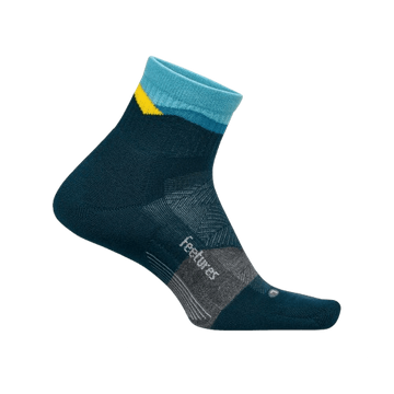 Feetures Elite Trail Max Cushion Quarter Mountain High Blue