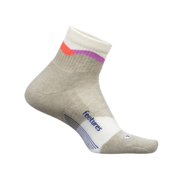 Feetures Elite Trail Max Cushion Quarter Mountain High Cream