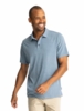 Free Fly Mens Bamboo Flex Polo II Heather Deepwater