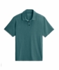 Free Fly Mens Bamboo Flex Polo II Heather Sea Pine