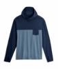 Free Fly Mens Bamboo Hybrid Hoodie True Navy / Blue Fog