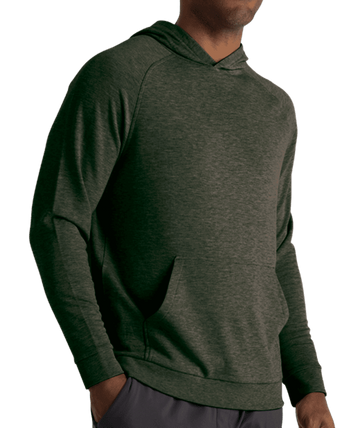 Free Fly Mens Bamboo Lightweight Fleece Hoodie Dark Forest