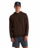 Free Fly Mens Bamboo Lightweight Fleece Hoodie Heather Dark Brown