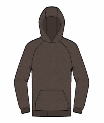 Free Fly Mens Bamboo Lightweight Fleece Hoodie Heather Dark Brown