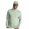 Free Fly Mens Bamboo Lightweight Hoodie Palm Green (Close Out)