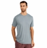 Free Fly Mens Bamboo Lightweight Short Sleeve Shirt Slate (close out)