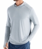 Free Fly Mens Bamboo Shade Hoodie Heather Aspen Grey