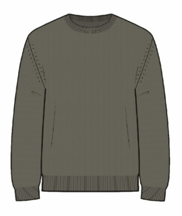 Free Fly Mens Coastloom Crew Sweater Smokey Olive