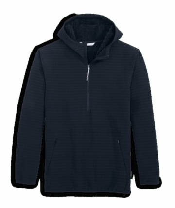 Free Fly Mens Gridback Fleece Anorak Hoodie Deep Navy