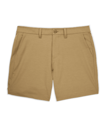 Free Fly Mens Palmera Hybrid Short Dark Khaki
