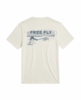Free Fly Mens Retro Cast Tee Bone