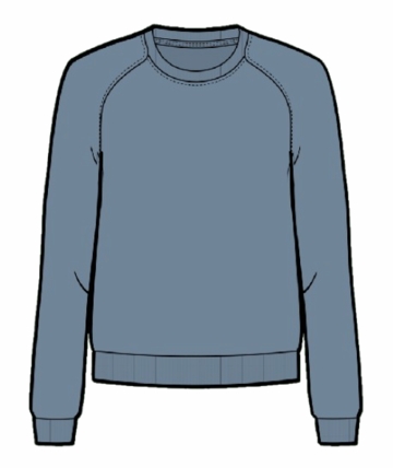 Free Fly Womens Bamboo Lightweight Fleece Crew Windward Blue