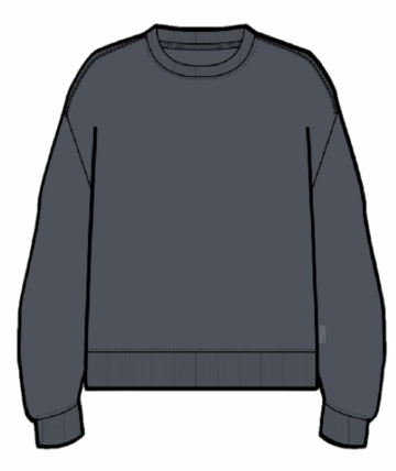 Free Fly Womens Bamboo Northcoast Fleece Crew Storm Cloud