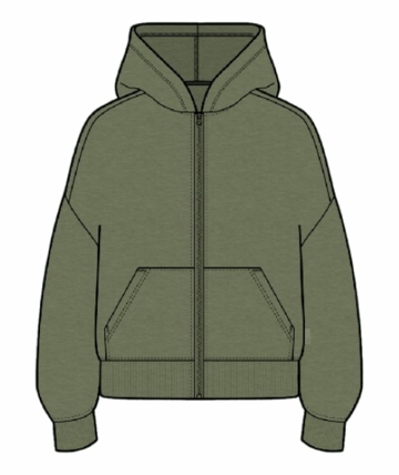 Free Fly Womens Bamboo Northcoast Fleece Full Zip Hoodie Heather Olivine