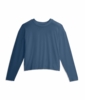 Free Fly Womens Bamboo Shade Crossover Long Sleeve Pacific Blue